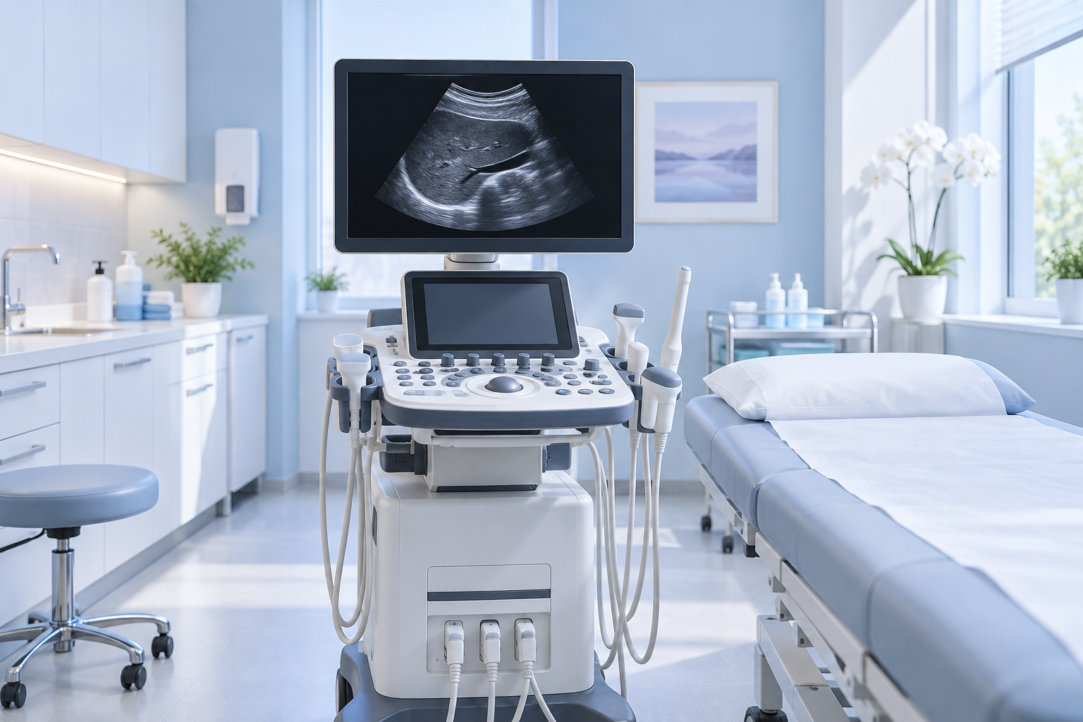 Ultrasound imaging machine