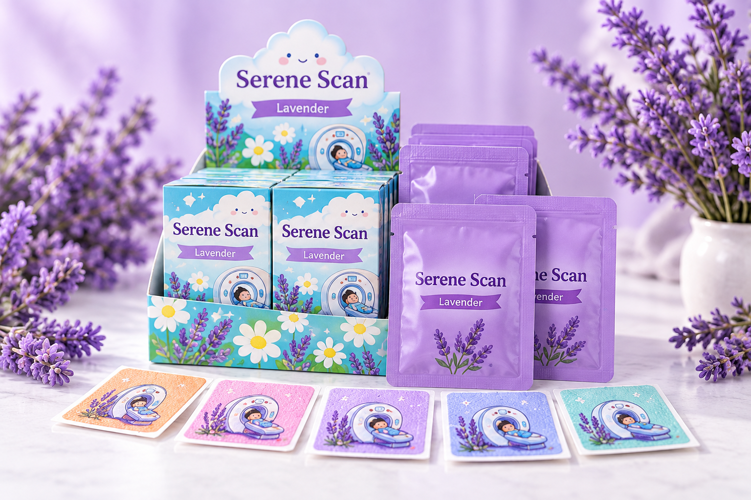 Serene Scan lavender aromatherapy product